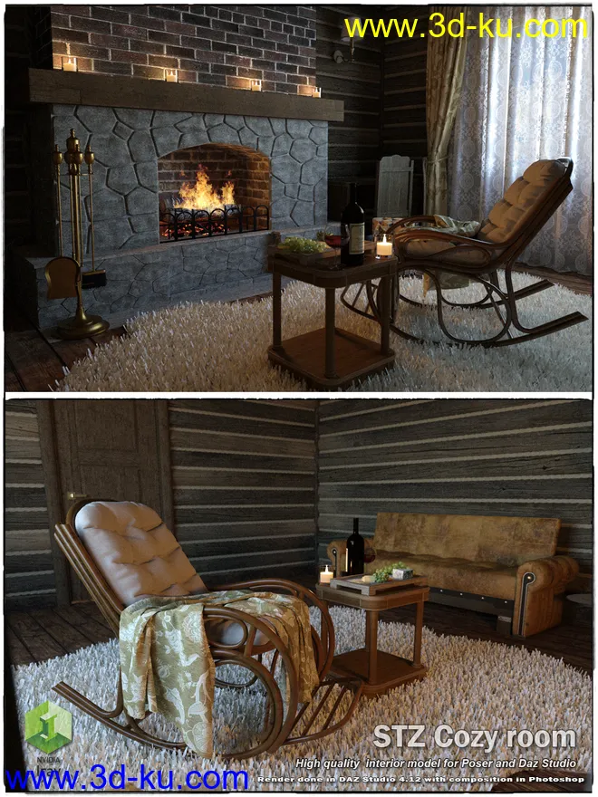 STZ Cozy room模型的图片1