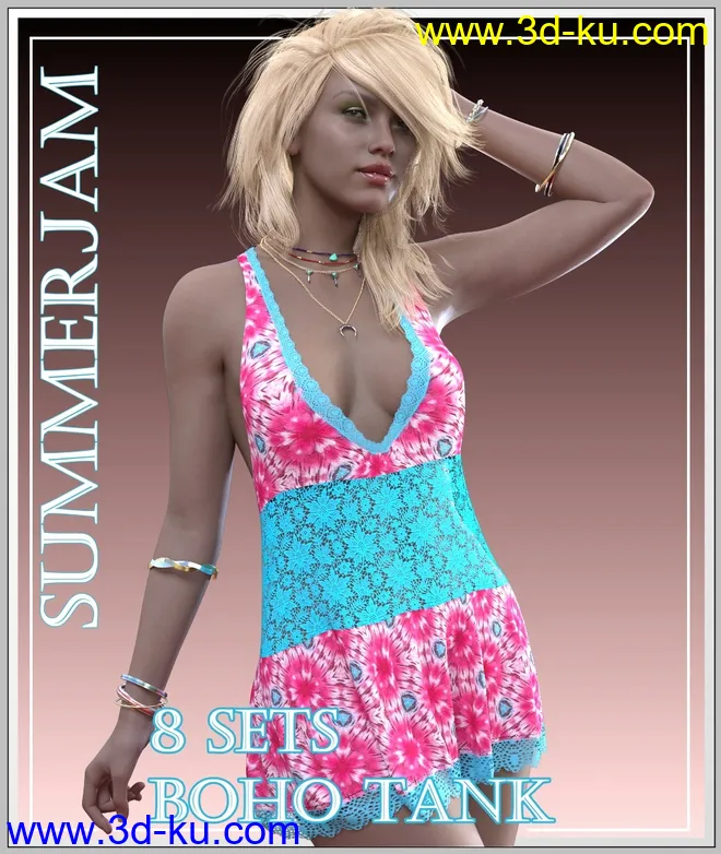 SummerJam - Boho Tank模型的图片1