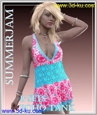 3D打印模型SummerJam - Boho Tank的图片