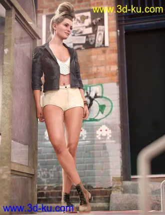 3D打印模型Summers End Outfit for Genesis 8.1 Females的图片