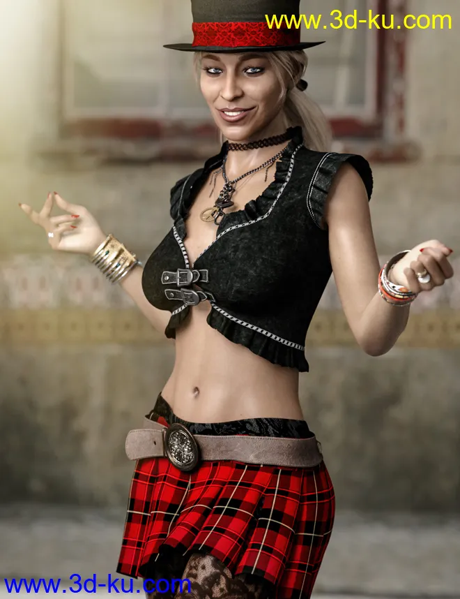 Sunshine HD For Genesis 8 Female模型的图片7