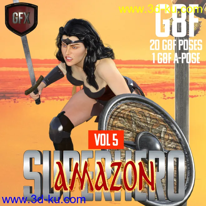 SuperHero Amazon for G8F Volume 5模型1 SuperHero Amazon for G8F Volume 5模型的图片1