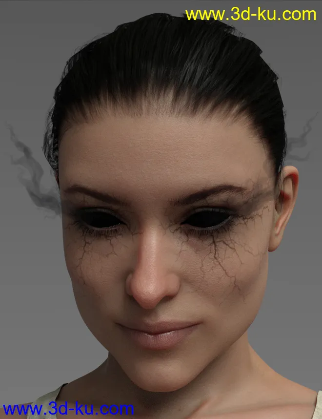 Superhero Eyes and Face FX for Genesis 8 Females模型的图片6