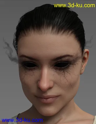 3D打印模型Superhero Eyes and Face FX for Genesis 8 Females的图片