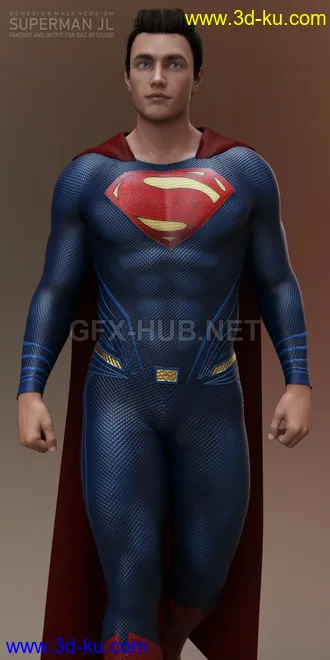 3D打印模型Superman JL for G8M的图片