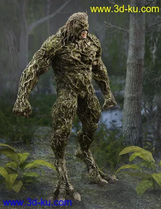 3D打印模型Swampbeast for Genesis 8 Male的图片