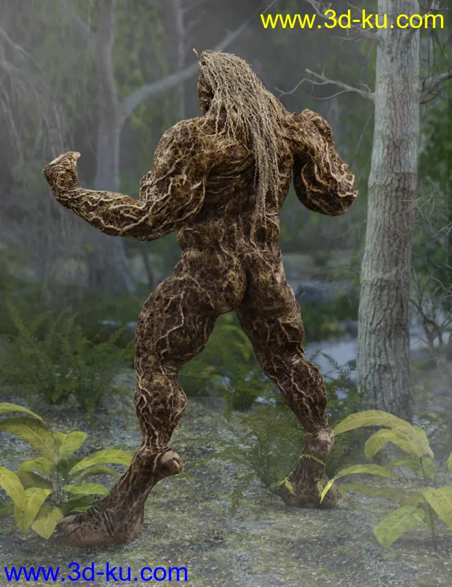Swampbeast for Genesis 8 Male模型的图片3