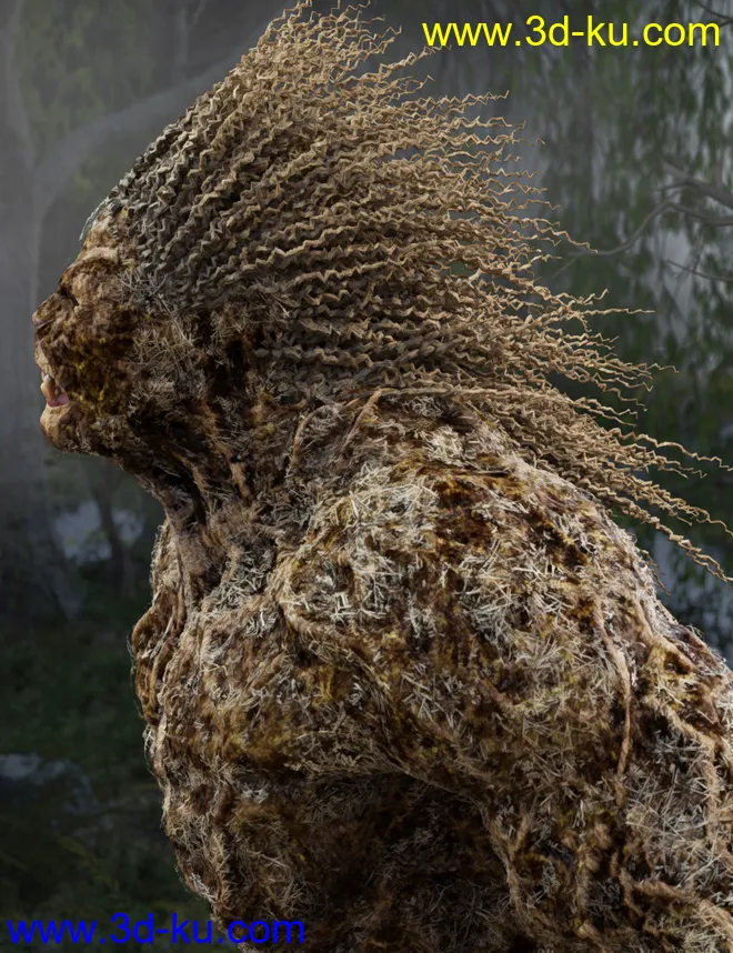 Swampbeast for Genesis 8 Male模型的图片7