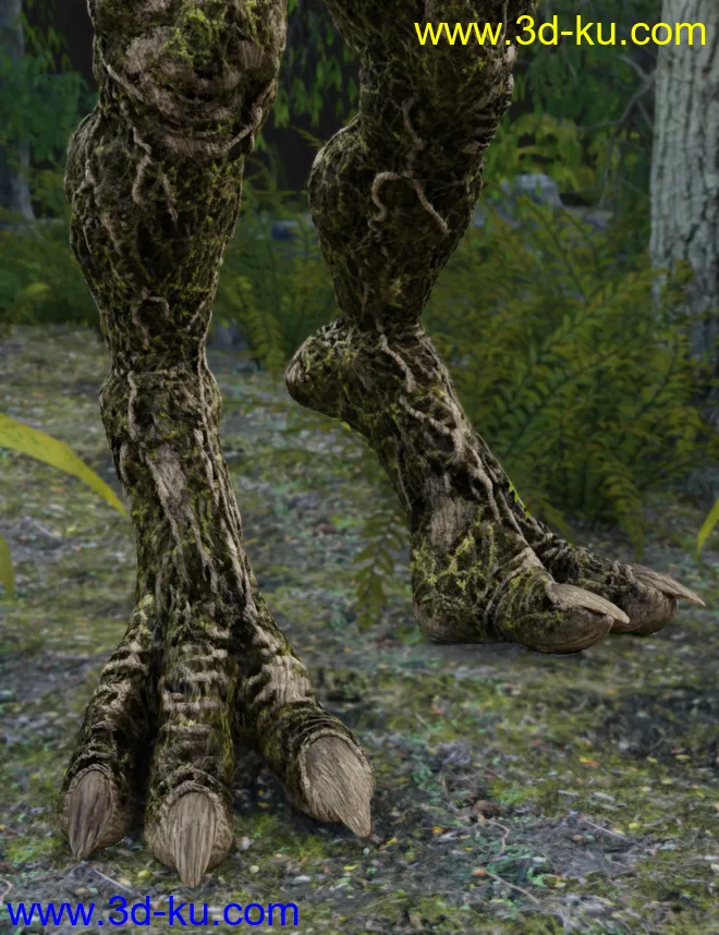 Swampbeast for Genesis 8 Male模型的图片8