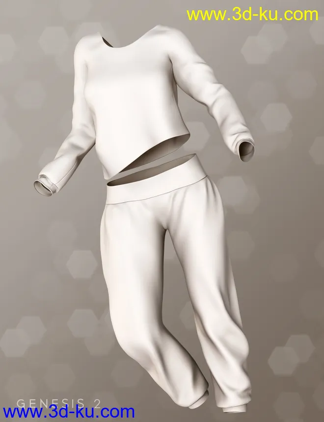 Swerve Outfit for Genesis 2 Female(s)模型的图片5