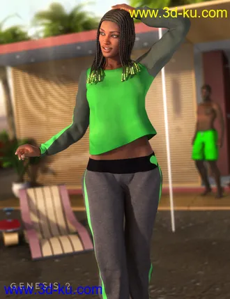 3D打印模型Swerve Outfit Textures的图片