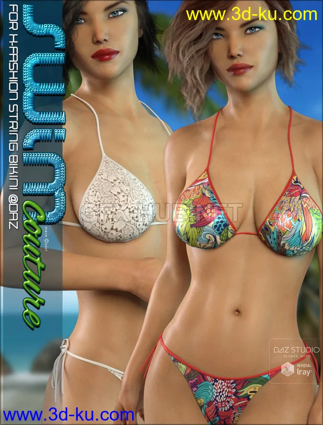 SWIM Couture for X-Fashion String Bikini模型的图片1