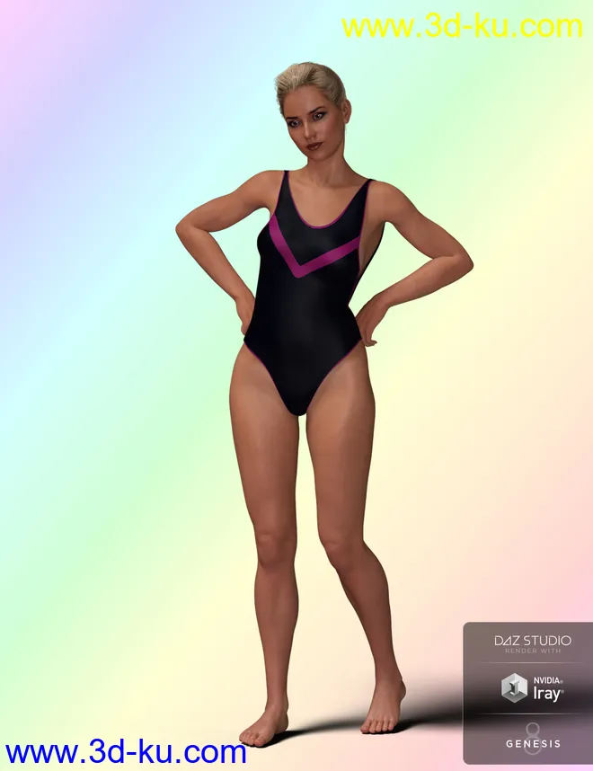 Swimwear ONE for Genesis 8 Female(s)模型的图片3