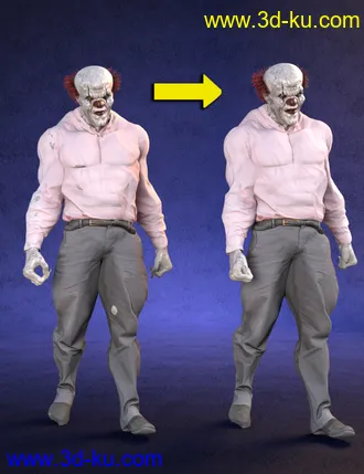 3D打印模型SY Body Under Clothes Fit Fixer for Genesis 8 and 8.1的图片