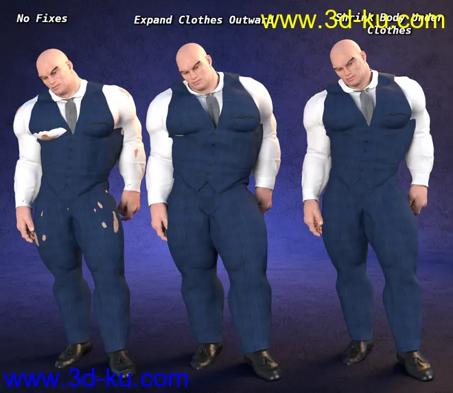 SY Body Under Clothes Fit Fixer for Genesis 8 and 8.1模型的图片6