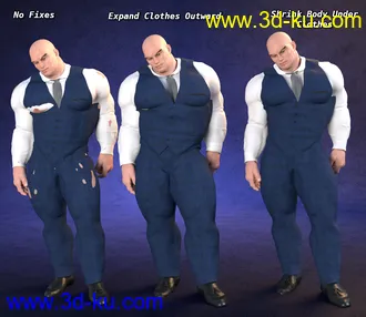 3D打印模型SY Body Under Clothes Fit Fixer for Genesis 8 and 8.1的图片