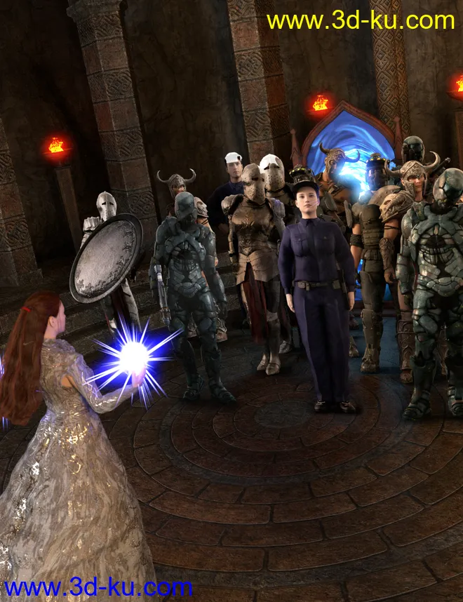 SY Guards! Billboards Iray模型的图片1