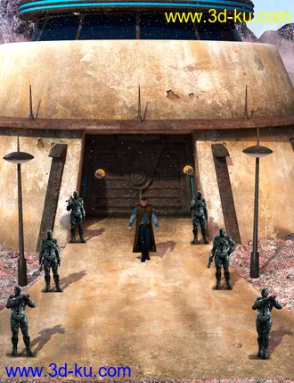 3D打印模型SY Guards! Billboards Iray的图片