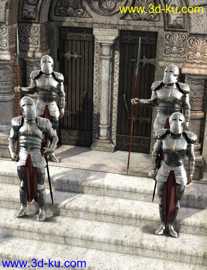 SY Guards! Billboards Iray模型的图片3