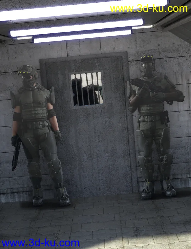 SY Guards! Billboards Iray模型的图片5