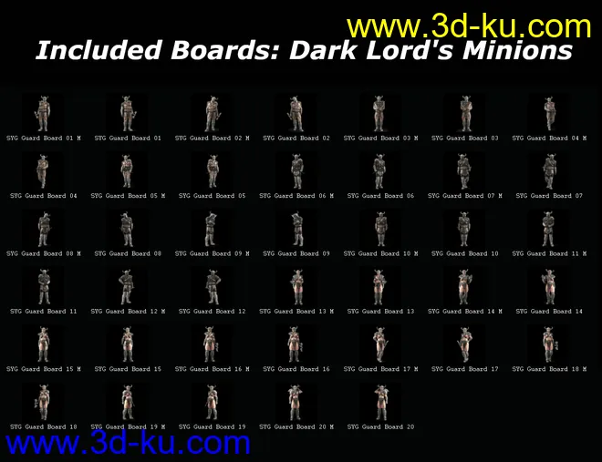SY Guards! Billboards Iray模型的图片8