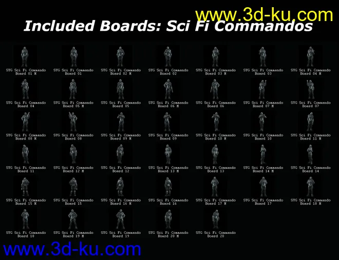 SY Guards! Billboards Iray模型的图片11
