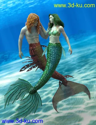 SY Merfolk for Genesis 8模型的图片2