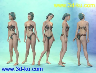 3D打印模型SY Merfolk for Genesis 8的图片