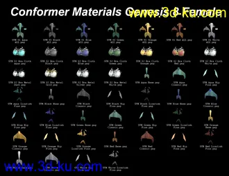 3D打印模型SY Merfolk for Genesis 8的图片