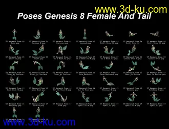 SY Merfolk for Genesis 8模型的图片18