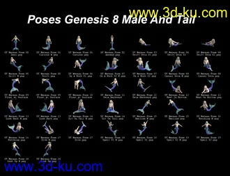 SY Merfolk for Genesis 8模型的图片19