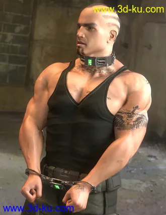 3D打印模型SY Sci-Fi Restraints for Genesis 8的图片