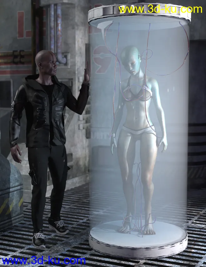 SY Sci-Fi Restraints for Genesis 8模型的图片5