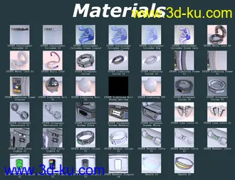 3D打印模型SY Sci-Fi Restraints for Genesis 8的图片