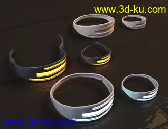 3D打印模型SY Sci-Fi Restraints for Genesis 8的图片