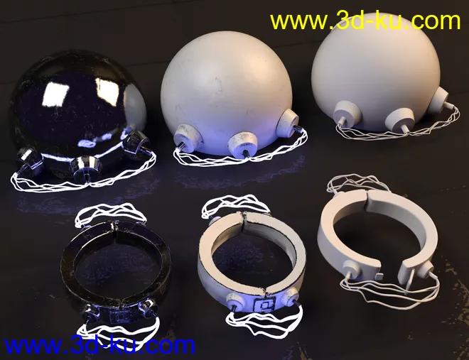 SY Sci-Fi Restraints for Genesis 8模型的图片14