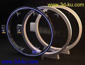 3D打印模型SY Sci-Fi Restraints for Genesis 8的图片