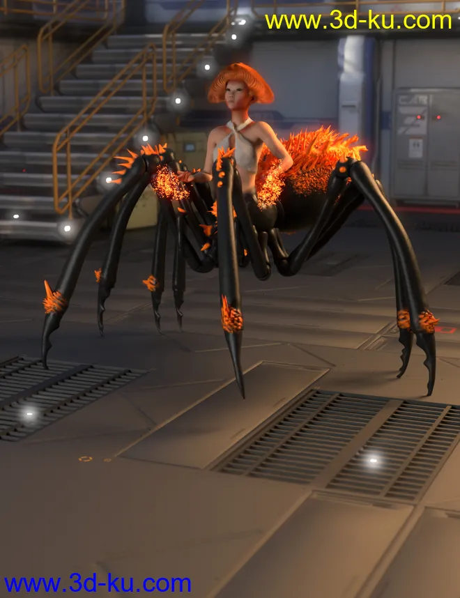 SY Spiderfolk for Genesis 8模型的图片2