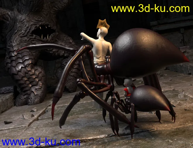 SY Spiderfolk for Genesis 8模型的图片4