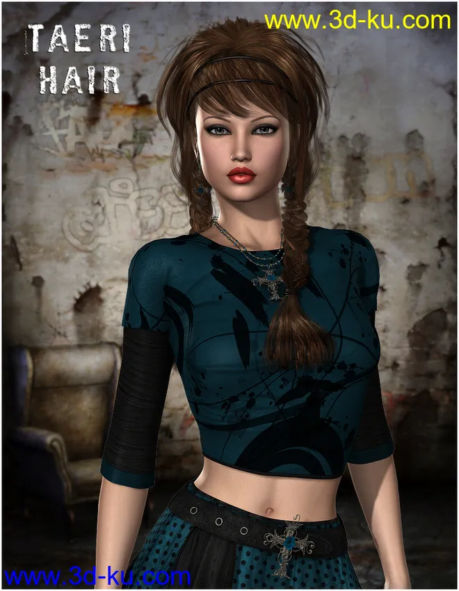 Taeri Hair模型的图片1