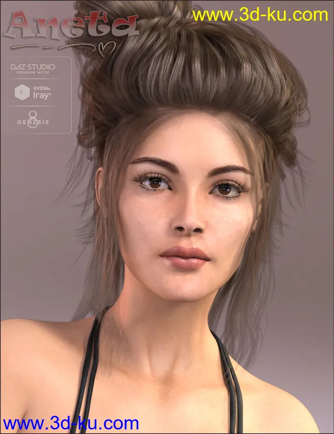 TDT-Aneta for Genesis 8 Female模型的图片1