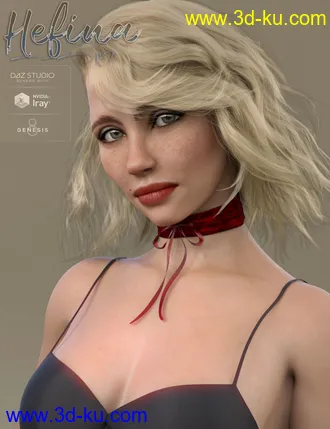 3D打印模型TDT-Hefina for Genesis 8 Female的图片