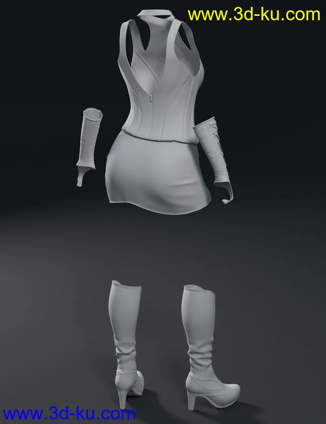 Tebrys Outfit for Genesis 8 Female(s)模型的图片3