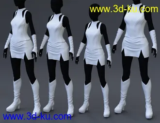 3D打印模型Tebrys Outfit for Genesis 8 Female(s)的图片