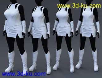 3D打印模型Tebrys Outfit for Genesis 8 Female(s)的图片