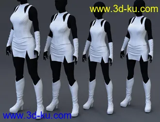 3D打印模型Tebrys Outfit for Genesis 8 Female(s)的图片