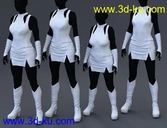 3D打印模型Tebrys Outfit for Genesis 8 Female(s)的图片