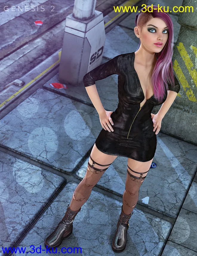 TEC2 CAT for Genesis 2 Female(s)模型的图片1
