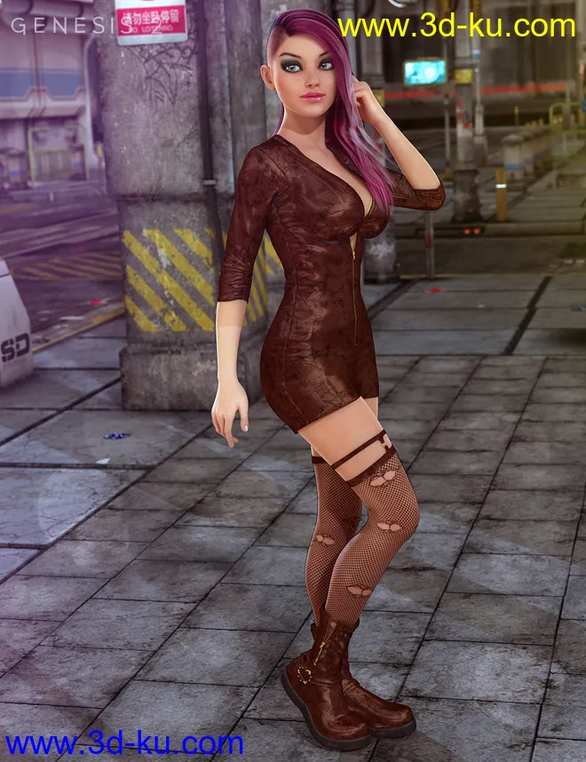 TEC2 CAT for Genesis 2 Female(s)模型的图片7