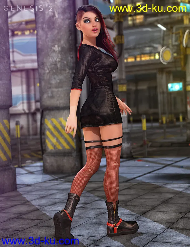 TEC2 CAT for Genesis 2 Female(s)模型的图片8